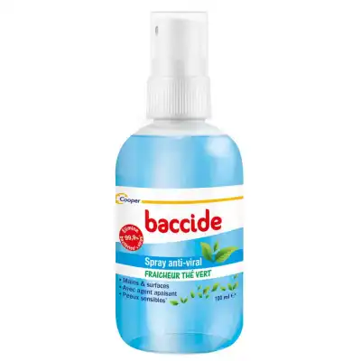 Baccide Spray Antiviral Fraîcheur Thé Vert Fl/100ml à LA-RIVIERE-DE-CORPS