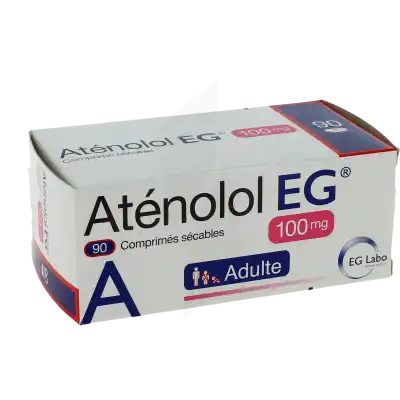 ATENOLOL EG 100 mg, comprimé sécable