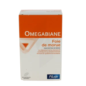 Pileje Omegabiane Foie De Morue 80 Capsules Marines