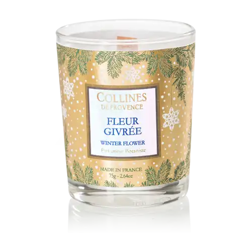 Collines De Provence Bougie Parfumée Fleur Givrée 75g