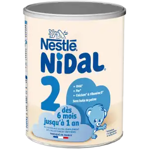Nestlé Nidal 2 Lait En Poudre B/800g à Gourbeyre
