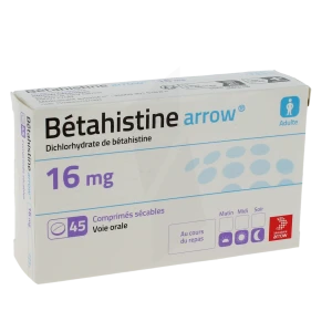 Betahistine Arrow 16 Mg, Comprimé Sécable