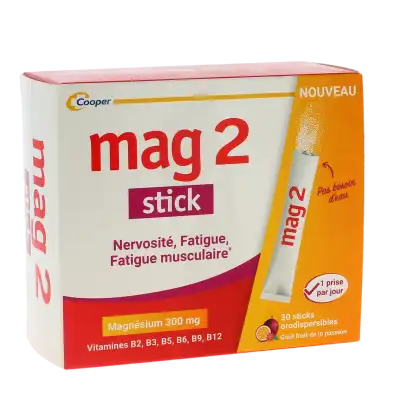 Mag 2 Stick Orodispersible Boite De 30 à CHAMPAGNOLE