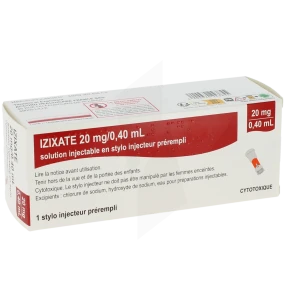 Izixate 20 Mg/0,40 Ml, Solution Injectable En Stylo Injecteur Prérempli