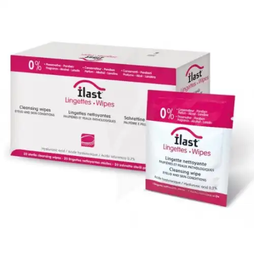 Ilast Lingette Nettoyante Stérile B/20