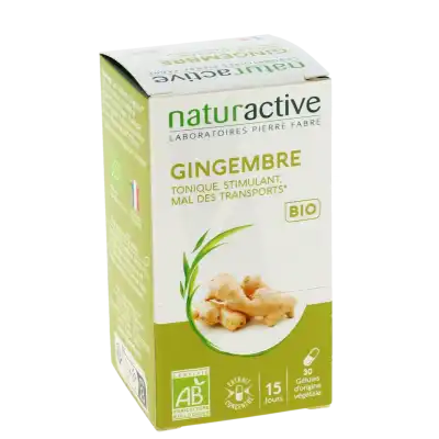 Acheter NATURACTIVE PHYTOTHERAPIE Gingembre Bio Gélules B/30 à LORMONT