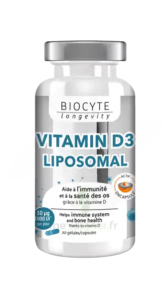 Biocyte Vitamine D3 Liposomal Gélules B/90