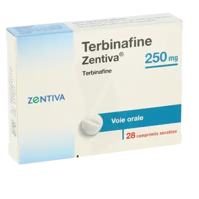 Terbinafine Zentiva 250 Mg, Comprimé Sécable à Angers