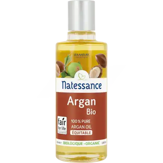 Natessance Huile Argan Bio équitable Fl/100ml