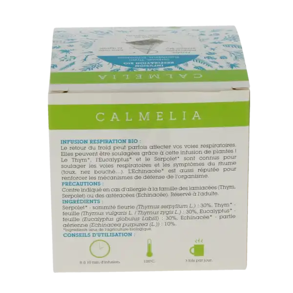 Calmelia Tis Infusion Respiration Bio 15sach