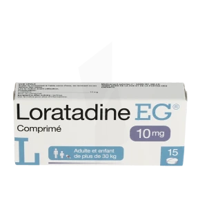 Loratadine Eg 10 Mg, Comprimé