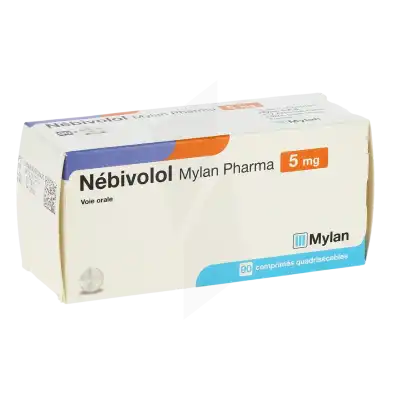 Nebivolol Viatris 5 Mg, Comprimé Quadrisécable à CHAMPAGNOLE