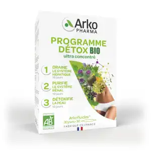 Arkofluide Bio Ultraextract Coffret Programme Détox 3x10 Ampoules/10ml à Courbevoie