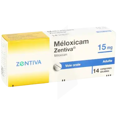 Meloxicam Zentiva 15 Mg, Comprimé Sécable à La Ricamarie