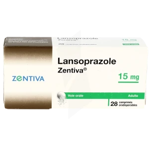 Lansoprazole Zentiva 15 Mg, Comprimé Orodispersible