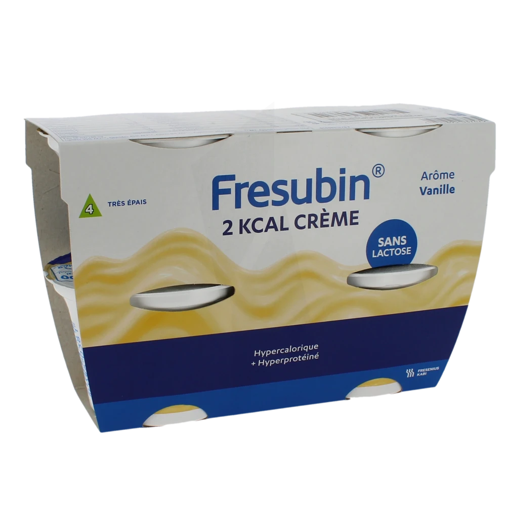 Fresubin 2kcal Crème Vanille 4 Pots/200g