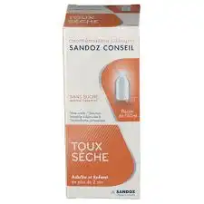 Oxomemazine Sandoz Conseil 0,33 Mg/ml Sans Sucre, Solution Buvable édulcorée à L'acésulfame Potassique à TOURS