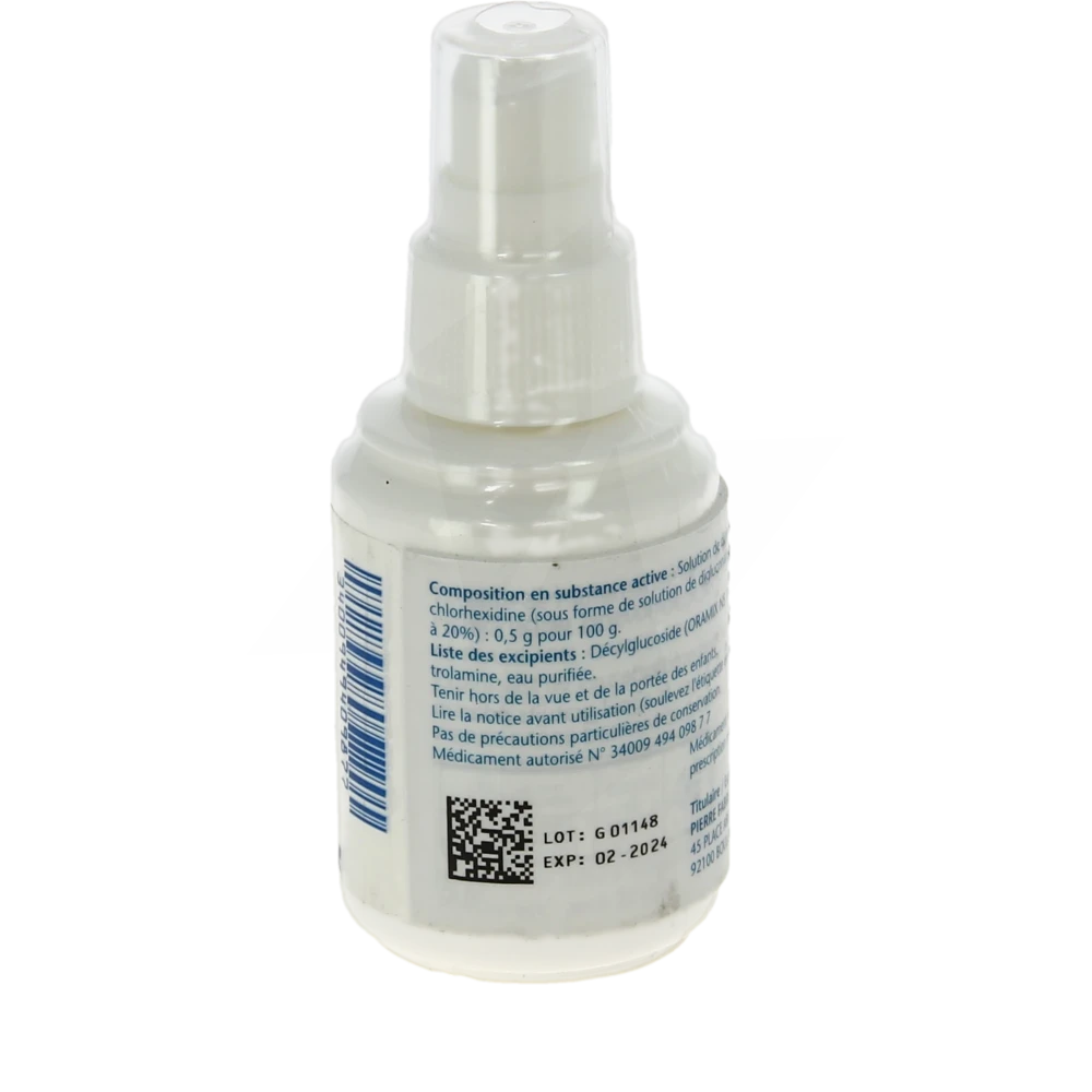 biseptine spray solution est un médicament indiqué dans l'antiseptie des  plaies superficielles