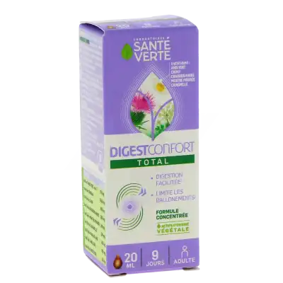 Santé Verte Digest Confort Total Solution Buvable Flacon Compte Gouttes De 20 Ml à Apt