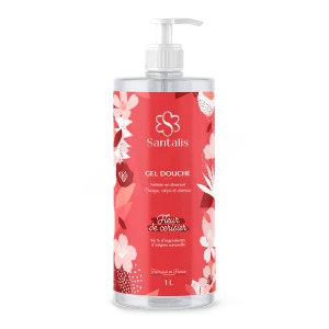 Santalis Dermo Gel Douche Fleur De Cerisier Fl Pompe/1l