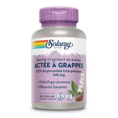 Solaray Actée à Grappes 545mg Capsules Végétales B/120 à ANGLET