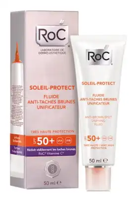 ROC SOLEIL-PROTECT SPF50+ Fluide anti-taches brunes unificateur T/50ml