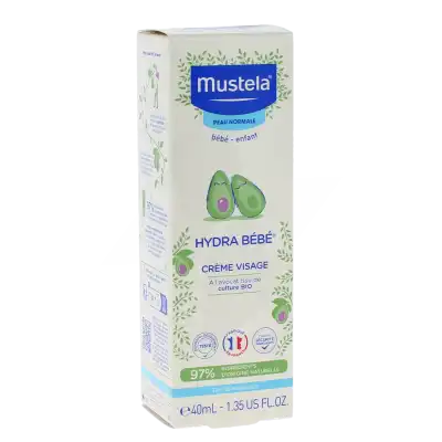 Mustela Hydra Bébé Crème Visage à L’avocat Bio 40 Ml à Mérignac