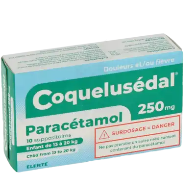 Coquelusedal Paracetamol 250 Mg, Suppositoire à Belfort