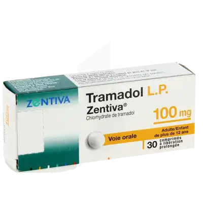 TRAMADOL ZENTIVA LP 100 mg, comprimé à libération prolongée