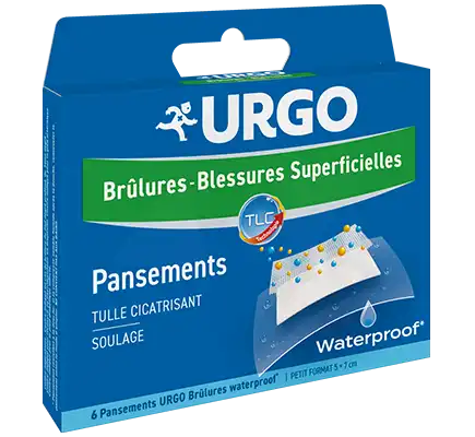 Urgo Brûlures - Blessures Superficielles Pansements Waterproof Petit Format B/6