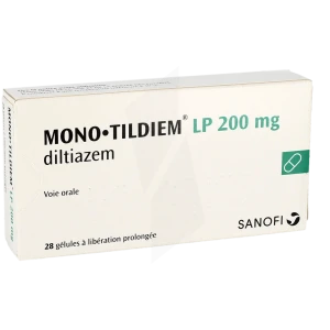 Mono Tildiem Lp 200 Mg, Gélule à Libération Prolongée
