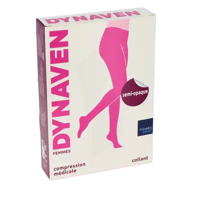 DYNAVEN SEMI-OPAQUE COLLANT  FEMME CLASSE 2 BEIGE X LARGE NORMAL