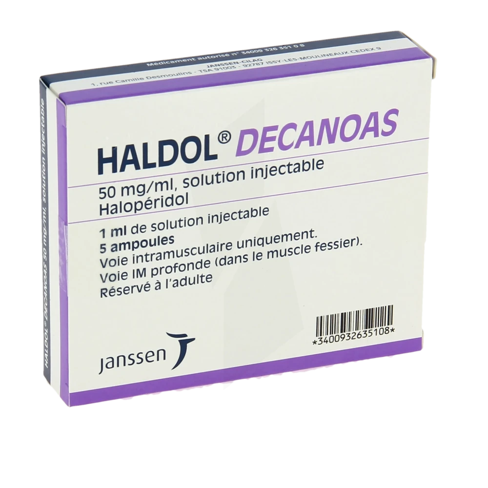 Haldol Decanoas 50 Mg/ml, Solution Injectable