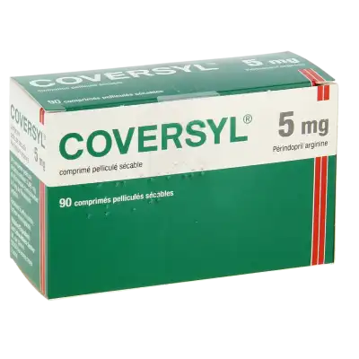 Coversyl 5 Mg, Comprimé Pelliculé Sécable à Paris