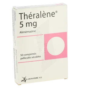 Theralene 5 Mg, Comprimé Pelliculé Sécable