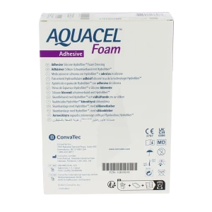 Aquacel Foam Pansement Hydrocellulaire AdhÉsif StÉrile 8x13cm B/10