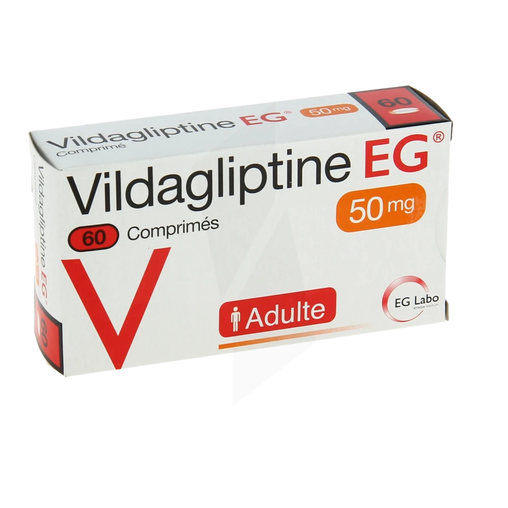 Vildagliptine Eg 50 Mg, Comprimé