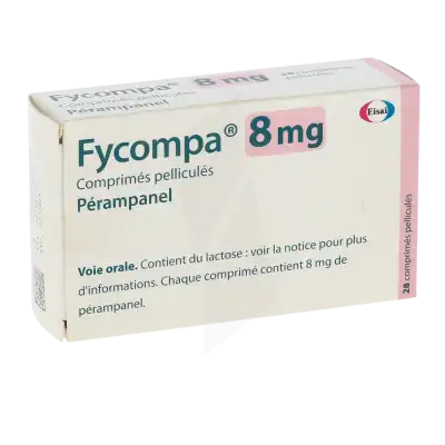 Fycompa 8 Mg, Comprimé Pelliculé à Bressuire