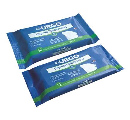 Urgo Lingettes Désinfectantes Chlorhéxidine Sachet/50