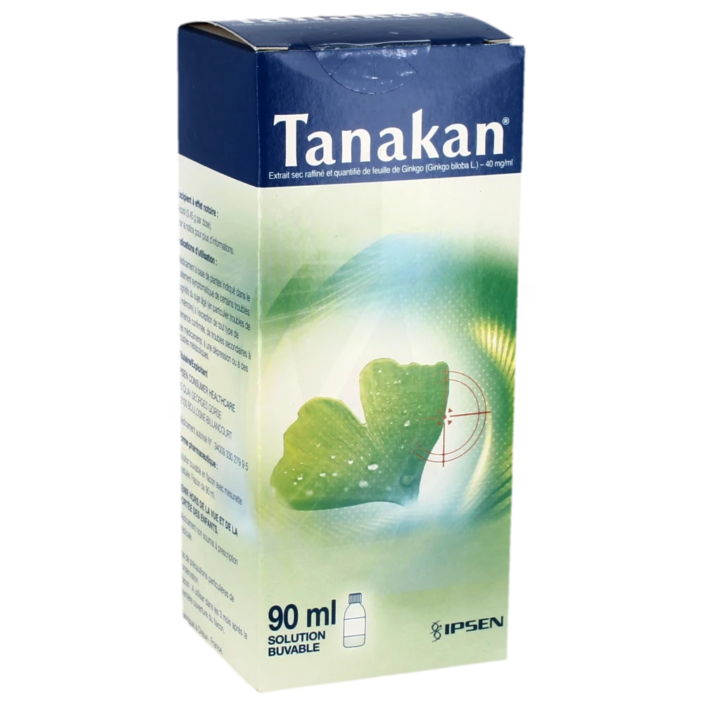 Tanakan 40 Mg/ml, Solution Buvable Fl/90ml