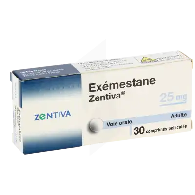 Exemestane Zentiva 25 Mg, Comprimé Pelliculé à Saint-Médard-en-Jalles