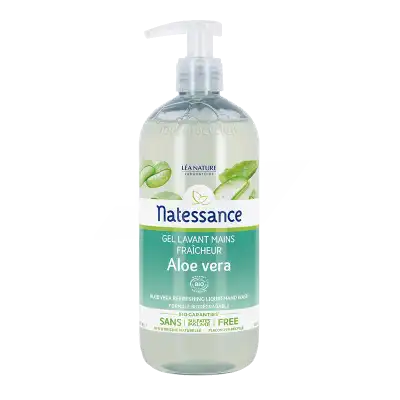 Natessance Gel Lavant Mains Aloé Vera Fl Pompe/500ml à BIGANOS
