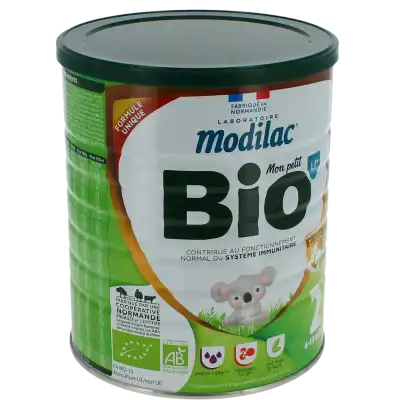 Modilac Mon Petit Bio Lf+ 2 Lait Pdre B/800g à Ris-Orangis
