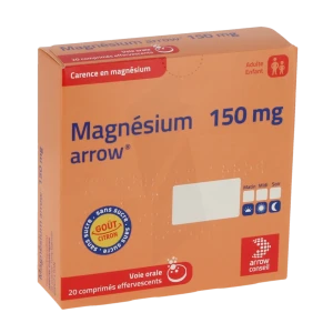 Magnesium Arrow 150 Mg, Comprimé Effervescent
