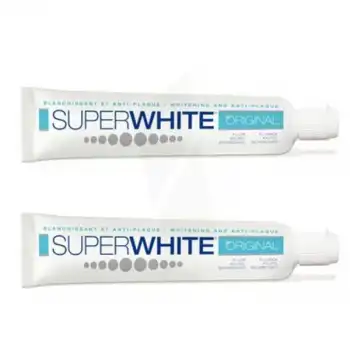 Superwhite Original Dentifrice Blanchissant 2*75ml à Paris