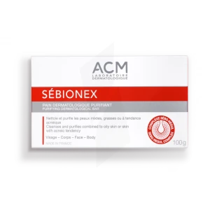 Acm Sébionex Pain Dermatologique Purifiant 100g