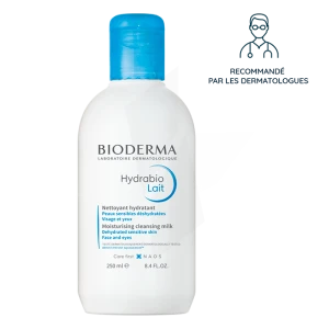 Bioderma Hydrabio Lait Démaquillant Visage Et Yeux Peaux Déshydratées 250ml