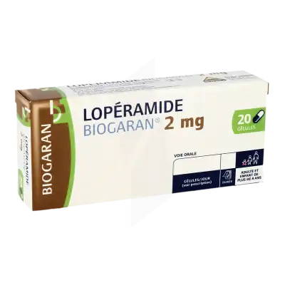 LOPERAMIDE BIOGARAN 2 mg, gélule