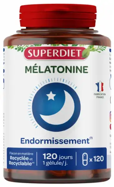 Superdiet Mélatonine Gélules B/120