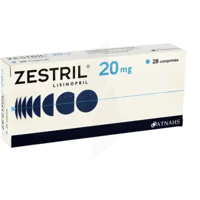 Zestril 20 Mg, Comprimé à SAINT-PRIEST